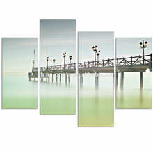 Espanha Andaluzia Marbella Paisagem Wall Art / Calmness Praia Impressão em Canvas / Modern Seascape Canvas Wall Art